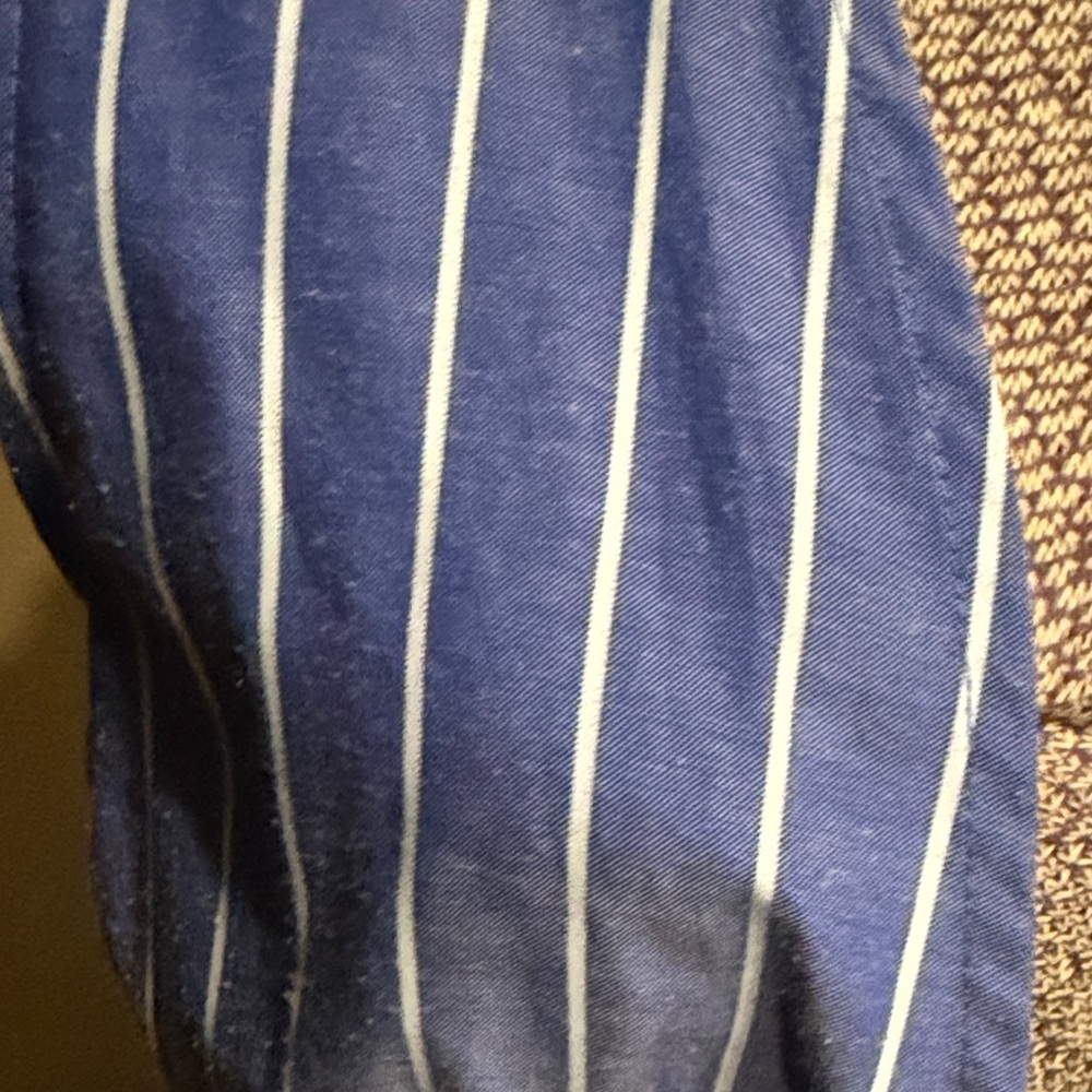 Urban Outfitters Blue and White Striped Maxi Dress - Picture 3 of 7